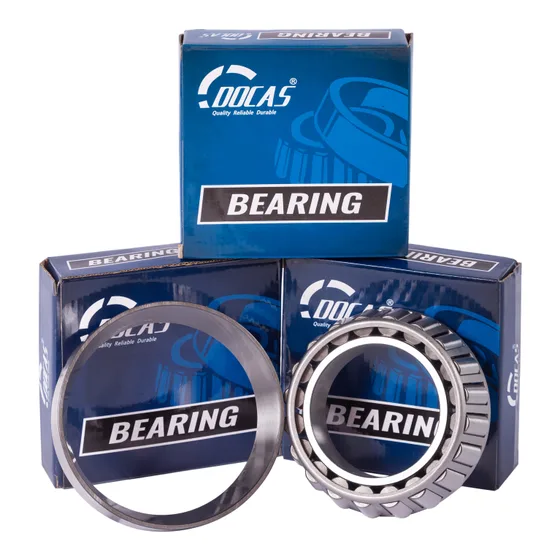 Docas roller bearings with packaging — tapered bearing and race